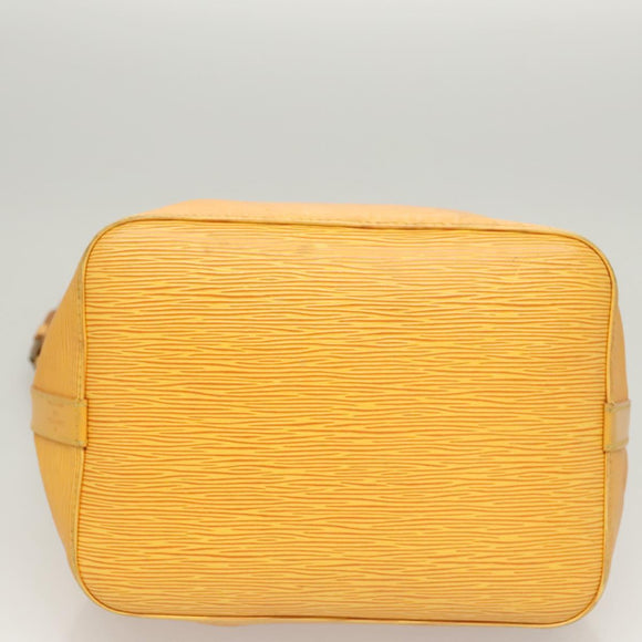 LOUIS VUITTON Epi Petit Noe Shoulder Bag Yellow M44109 LV Auth BD2091