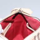 BURBERRY Nova Check Shoulder Bag PVC Beige Auth BD210-20