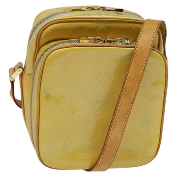 LOUIS VUITTON Monogram Vernis Wooster Shoulder Bag Gris M91036 LV Auth BD2100