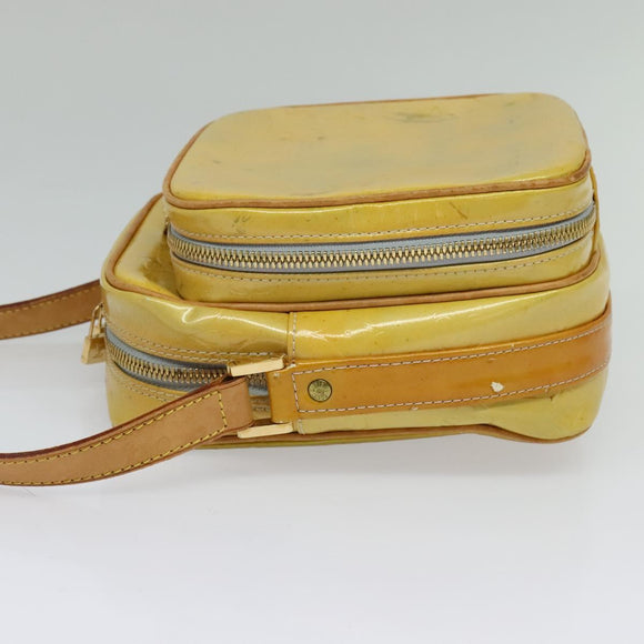 LOUIS VUITTON Monogram Vernis Wooster Shoulder Bag Gris M91036 LV Auth BD2100