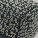 Christian Dior Trotter Canvas Boston Bag 2way Navy Gold Auth BD2104SAV-15