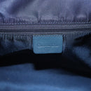 Christian Dior Trotter Canvas Boston Bag 2way Navy Gold Auth BD2104SAV-19