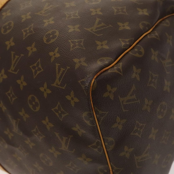 LOUIS VUITTON Monogram Keepall 55 Boston Bag M41424 LV Auth BD2113