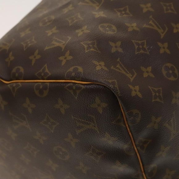 LOUIS VUITTON Monogram Keepall 55 Boston Bag M41424 LV Auth BD2113