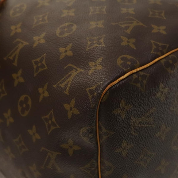 LOUIS VUITTON Monogram Keepall 55 Boston Bag M41424 LV Auth BD2113