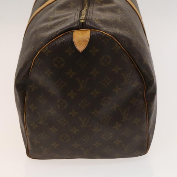 LOUIS VUITTON Monogram Keepall 55 Boston Bag M41424 LV Auth BD2113