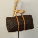 LOUIS VUITTON Monogram Keepall 60 Boston Bag M41422 LV Auth BD2116-21