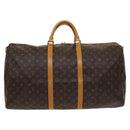 LOUIS VUITTON Monogram Keepall 60 Boston Bag M41422 LV Auth BD2116-13