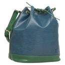 LOUIS VUITTON Epi Noe Shoulder Bag Bicolor Green Blue M44044 LV Auth BD2117-1