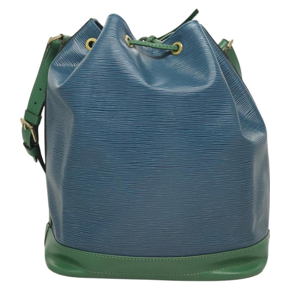 LOUIS VUITTON Epi Noe Shoulder Bag Bicolor Green Blue M44044 LV Auth BD2117