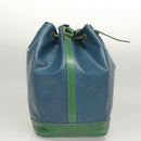 LOUIS VUITTON Epi Noe Shoulder Bag Bicolor Green Blue M44044 LV Auth BD2117-4