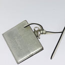 Salvatore Ferragamo Gancini Bag Leather Champagne Gold Silver Auth BD2119-18