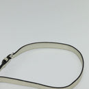 Salvatore Ferragamo Gancini Bag Leather Champagne Gold Silver Auth BD2119-14