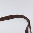 Burberrys Shoulder Bag PVC Beige Brown gold Auth BD212-8