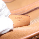 CELINE Macadam Canvas Shoulder Bag PVC Leather Brown Gold Auth BD213-12