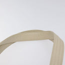 Salvatore Ferragamo Gancini Shoulder Bag Leather White Silver Auth BD2130-8