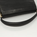 Salvatore Ferragamo Hand Bag Leather Black Gold Auth BD2131-6
