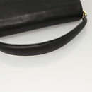 Salvatore Ferragamo Hand Bag Leather Black Gold Auth BD2131-7