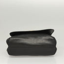 Salvatore Ferragamo Hand Bag Leather Black Gold Auth BD2131-5