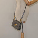 Salvatore Ferragamo Shoulder Bag Leather Gray Gold Auth BD2145-21