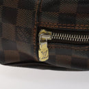 LOUIS VUITTON Damier Ebene Trousse Toilette 25 Clutch Bag N47624 LV Auth BD2155-8