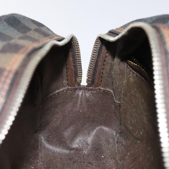 LOUIS VUITTON Damier Ebene Trousse Toilette 25 Clutch Bag N47624 LV Auth BD2155