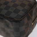 LOUIS VUITTON Damier Ebene Trousse Toilette 25 Clutch Bag N47624 LV Auth BD2155-7