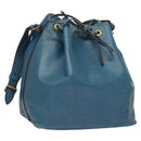 LOUIS VUITTON Epi Petit Noe Shoulder Bag Blue M44105 LV Auth BD2156-1