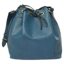 LOUIS VUITTON Epi Petit Noe Shoulder Bag Blue M44105 LV Auth BD2156-13