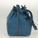 LOUIS VUITTON Epi Petit Noe Shoulder Bag Blue M44105 LV Auth BD2156-4