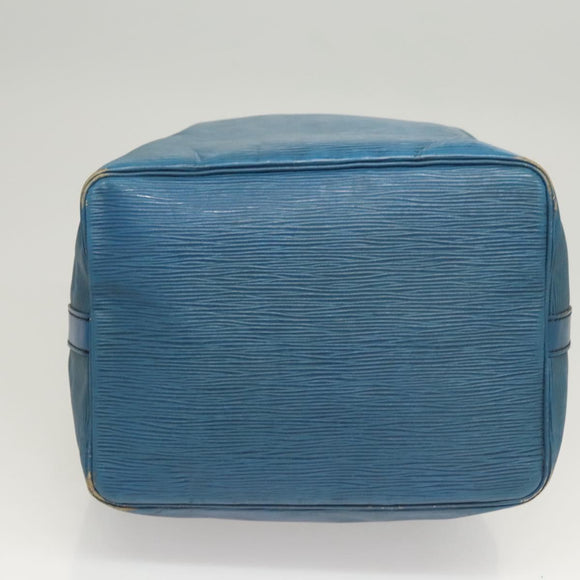 LOUIS VUITTON Epi Petit Noe Shoulder Bag Blue M44105 LV Auth BD2156