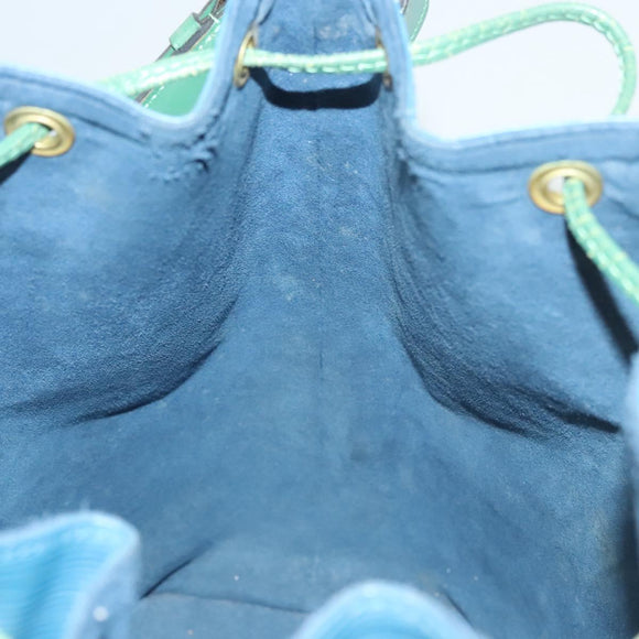 LOUIS VUITTON Epi Noe Shoulder Bag Bicolor Green Blue M44044 LV Auth BD2157