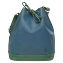 LOUIS VUITTON Epi Noe Shoulder Bag Bicolor Green Blue M44044 LV Auth BD2157-13