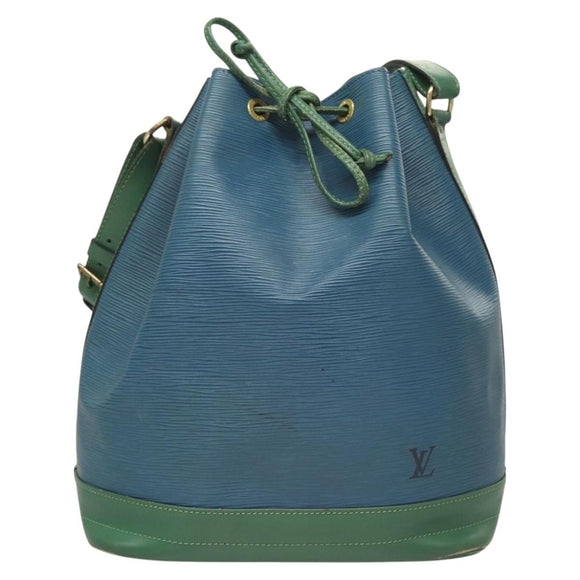 LOUIS VUITTON Epi Noe Shoulder Bag Bicolor Green Blue M44044 LV Auth BD2157