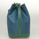 LOUIS VUITTON Epi Noe Shoulder Bag Bicolor Green Blue M44044 LV Auth BD2157-3
