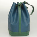LOUIS VUITTON Epi Noe Shoulder Bag Bicolor Green Blue M44044 LV Auth BD2157-4