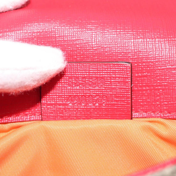 GUCCI GG Supreme Sherry Line Children Waist bag PVC Beige Red Navy Auth BD2175