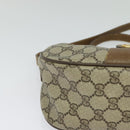 GUCCI GG Supreme Web Sherry Line Shoulder Bag PVC Beige 56 02 032 Auth BD2176-9