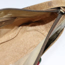 GUCCI GG Supreme Web Sherry Line Shoulder Bag PVC Beige 56 02 032 Auth BD2176-17