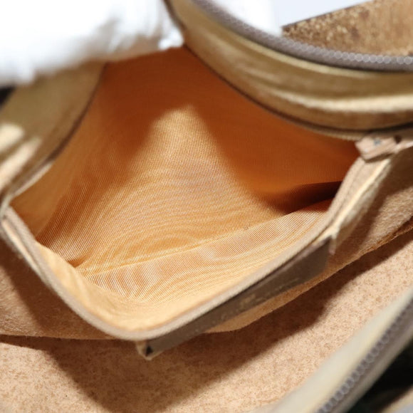 GUCCI GG Supreme Web Sherry Line Shoulder Bag PVC Beige 56 02 032 Auth BD2176