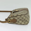 GUCCI GG Supreme Web Sherry Line Shoulder Bag PVC Beige 56 02 032 Auth BD2176-3