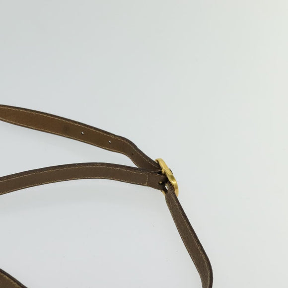 GUCCI GG Supreme Web Sherry Line Shoulder Bag PVC Beige 56 02 032 Auth BD2176