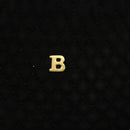 BALLY Quilted Hand Bag Leather Black Gold Auth BD2177-17