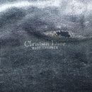 Christian Dior Trotter Canvas Shoulder Bag Navy Gold Auth BD2178-11