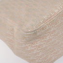 Christian Dior Trotter Canvas Tote Bag Pink Silver Auth BD2179-11