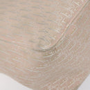 Christian Dior Trotter Canvas Tote Bag Pink Silver Auth BD2179-13
