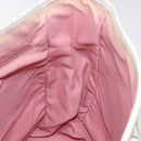 Christian Dior Trotter Canvas Tote Bag Pink Silver Auth BD2179-16