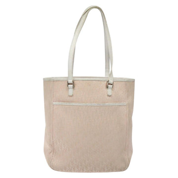 Christian Dior Trotter Canvas Tote Bag Pink Silver Auth BD2179 - 0