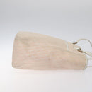Christian Dior Trotter Canvas Tote Bag Pink Silver Auth BD2179-4