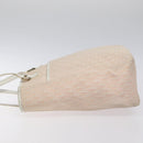 Christian Dior Trotter Canvas Tote Bag Pink Silver Auth BD2179-5